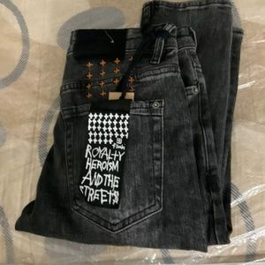 Faded black ksubi pants